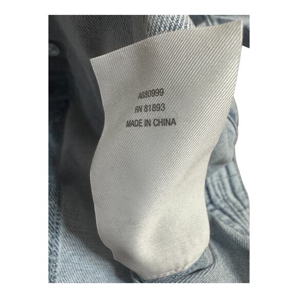 Studio Park X Amy Stran Denim Lady Jacket Light Wash‎ X-Large Fall Button Front - Picture 12 of 14